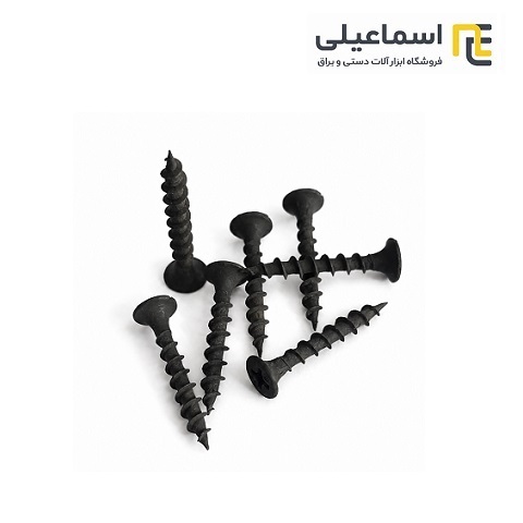 پیچ ام دی اف 2.8 سایز 4×28 مشکی بسته 100 عددی