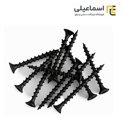 پیچ ام دی اف 5 سایز 4*50 مشکی بسته 50 عددی