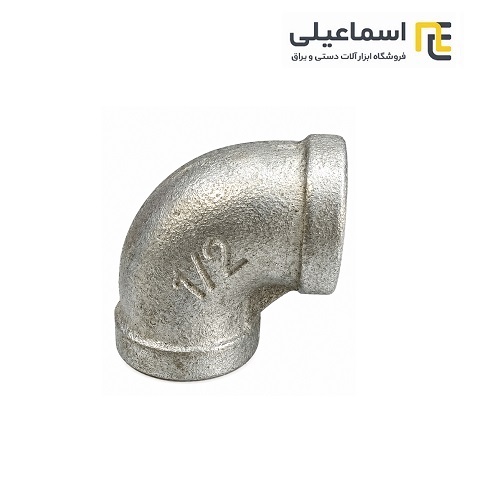 زانو 90 درجه 1/2 گالوانیزه