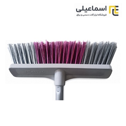 جارو مویی سر کج 27 سانت بدون دسته رویال