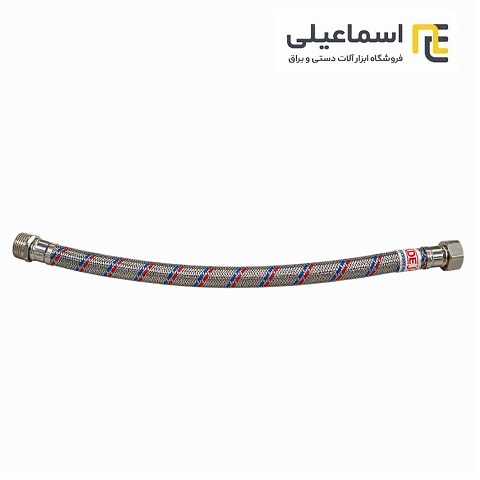 شلنگ پکیجی 1/2 استیل 40 سانتیمتر دژآب (DEJAB)