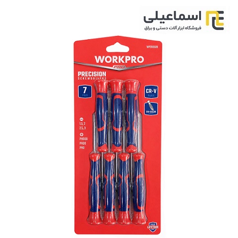 ست 7 عددی پیچ گوشتی وورک پرو مدل WP200509